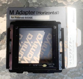 Adaptador Mamiya M Horizontal Polaroid 600SE