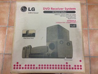 LG HT904SA Home Cinema DVD Receiver System
