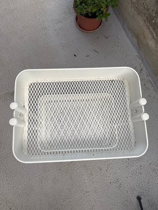 Carrito auxiliar 3 baldas Ikea blanco