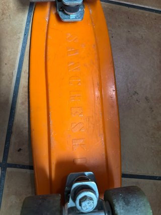 Monopatín Sancheski naranja años 70 80 original