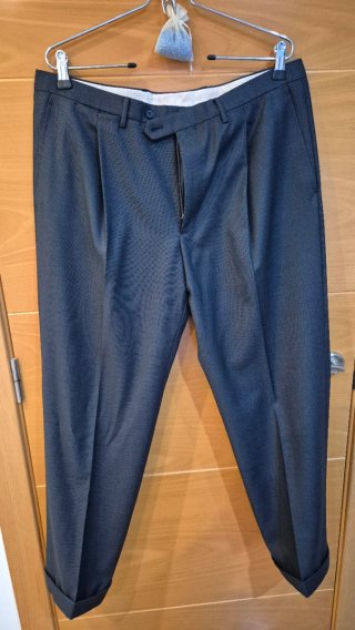Traje John Berri Gris Azulado T.54