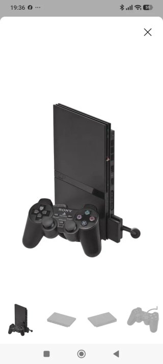 Consola PlayStation 2 Negra + Mando