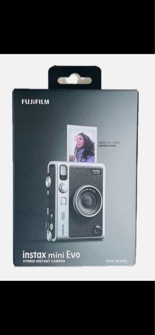 Cámara Fujifilm Instax Mini Evo Negra