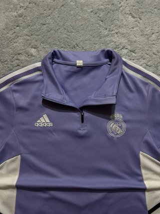 Adidas Real Madrid Purple Training Top Quarter Zip