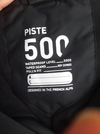 Pantalón de esquí Decathlon Negro