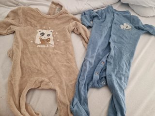 Lote pijamas bebé 0-3 meses