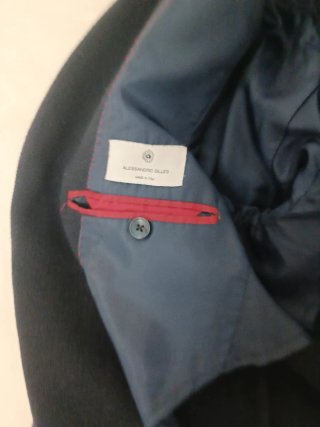 Blazer Alessandro Gilles Uomo Taglia 48 Blu