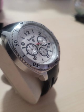 Reloj Timberland Cronógrafo Plata y Negro