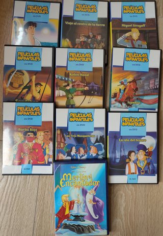 10 Películas Infantiles DVD (Español)