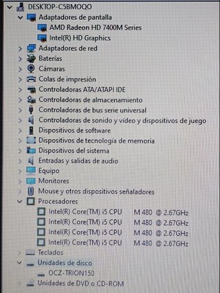 Portatil HP Pavilion G6-1085es (1771)