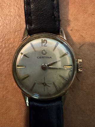 Reloj Certina Mujer 20mm Antiguo Funcionando
