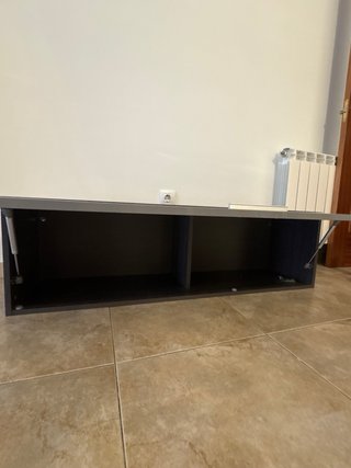Mueble Comedor Abatible Gris