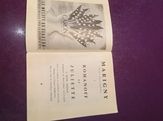 Programa Teatro Marigny Años 50