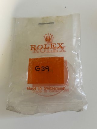 Cristal Plexi Rolex Vintage G39
