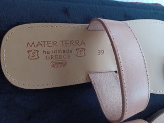Sandalias Mater Terra T 39 Hechas a Mano