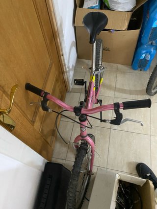 Bicicleta infantil montaña rosa
