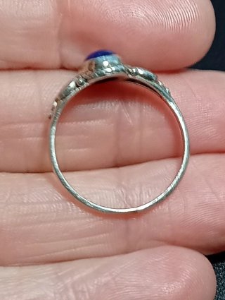 Anillo Plata Ley Lapizlazuli