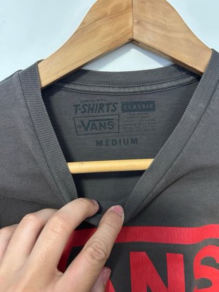 Camiseta Vans Talla M Marrón