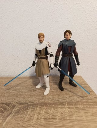 Anakin y Obi Wan Black Series