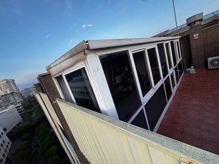 Cerramiento de cristal para terraza