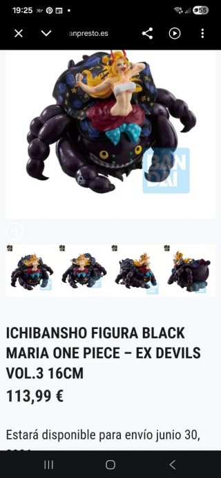 Figura Black Maria One Piece EX Ichiban Kuji