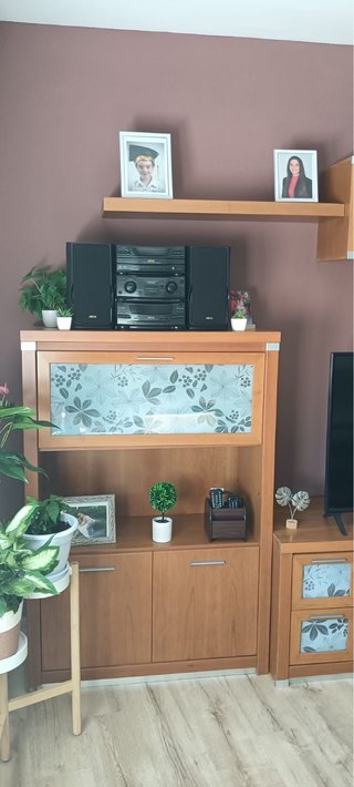 Mueble salón madera maciza 3,20m