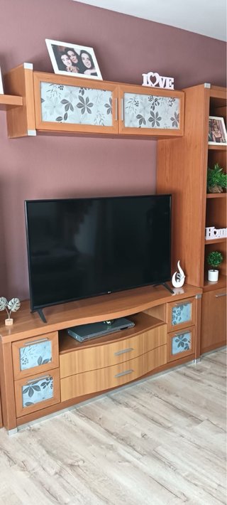 Mueble salón madera maciza 3,20m