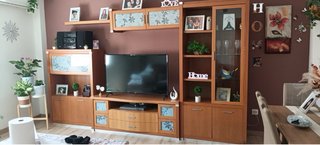Mueble salón madera maciza 3,20m