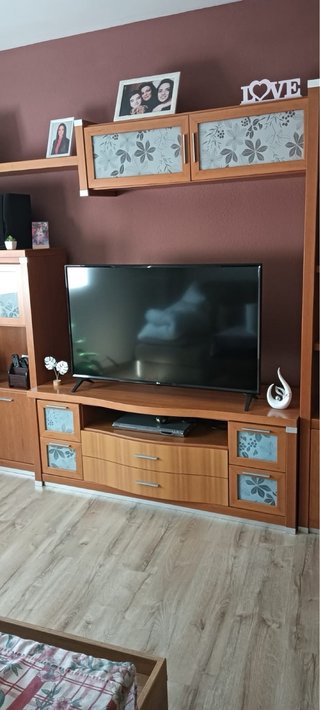 Mueble salón madera maciza 3,20m