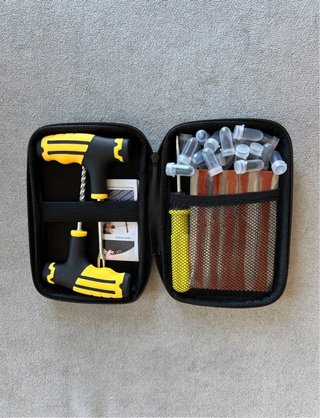 Kit reparacion pinchazo tubeless moto coche NUEVO