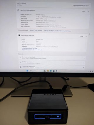 Mini PC Intel NUC i7 | 16GB RAM | SSD 256GB | W11P