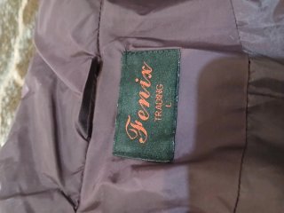 Abrigo L 40 Lila Plumón Anorak Chaqueta acolchada