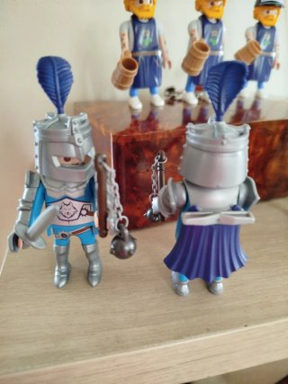 Playmobil Caballeros con Maza y Espada