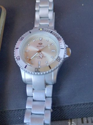 Reloj Marea, Unisex Plateado