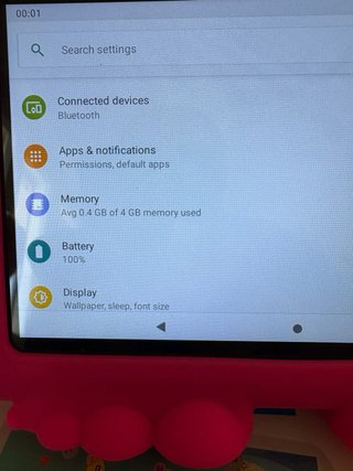 Tablet Android per bambini rosa 4GB RAM + 64GB
