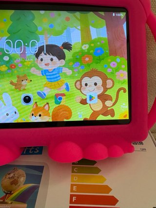 Tablet Android per bambini rosa 4GB RAM + 64GB