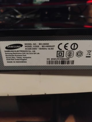 Reproductor Blu-ray Samsung 3d
