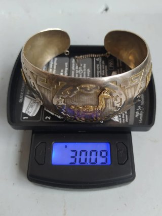 Brazalete Vintage Peru en Plata 925 - 30gr