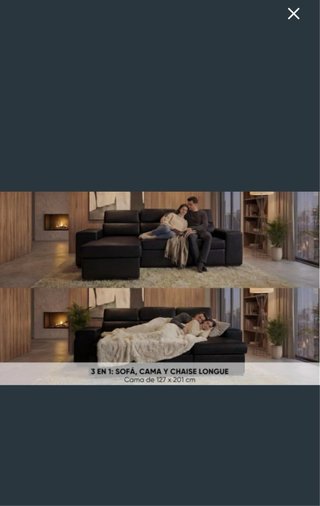 Sofa cama con pubs