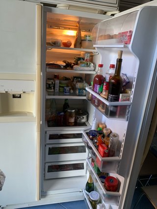 Nevera combi blanca
