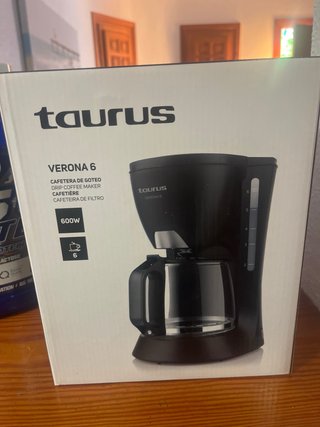 Cafetera Taurus Verona 6 Nueva
