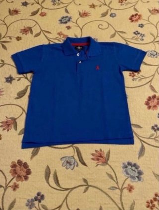 Polo La Jaca Niños Talla 5 Azul