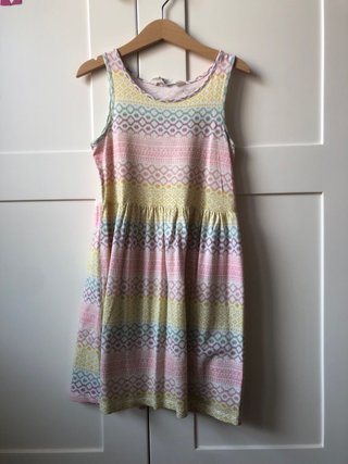 Vestido niña H&M T6-8 Arcoíris