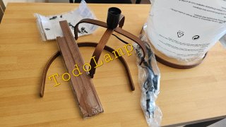 GRANDE NUEVA Lámpara Estilo Cesta