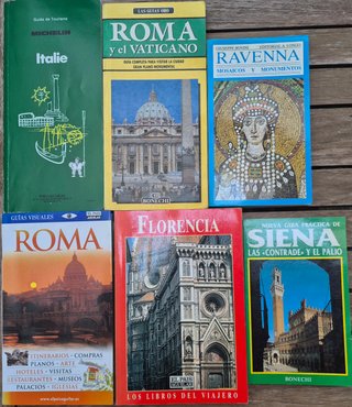 (3) GUÍAS DE VIAJE de los 5 CONTINENTES