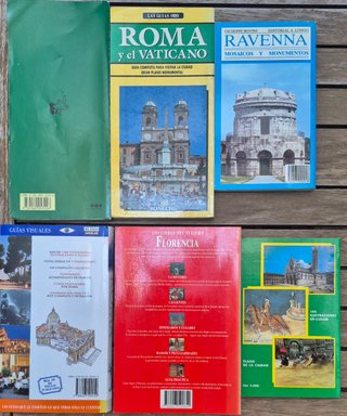(3) GUÍAS DE VIAJE de los 5 CONTINENTES