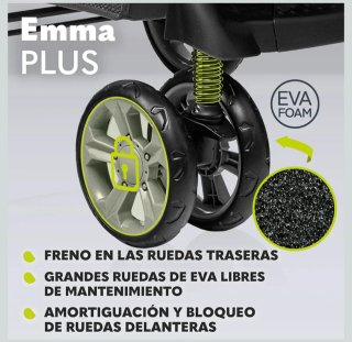 Lionelo EMMA PLUS Passeggino fino a 15 kg