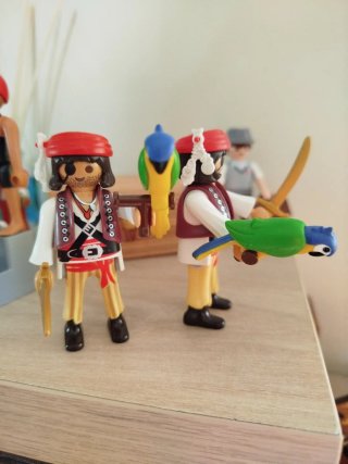 Playmobil Piratas con Loros
