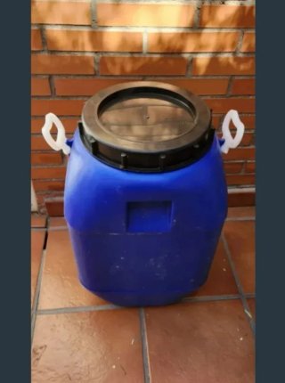 Bidón cuadrado 50L con asas