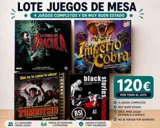 Lote 4 Juegos de Mesa Completos